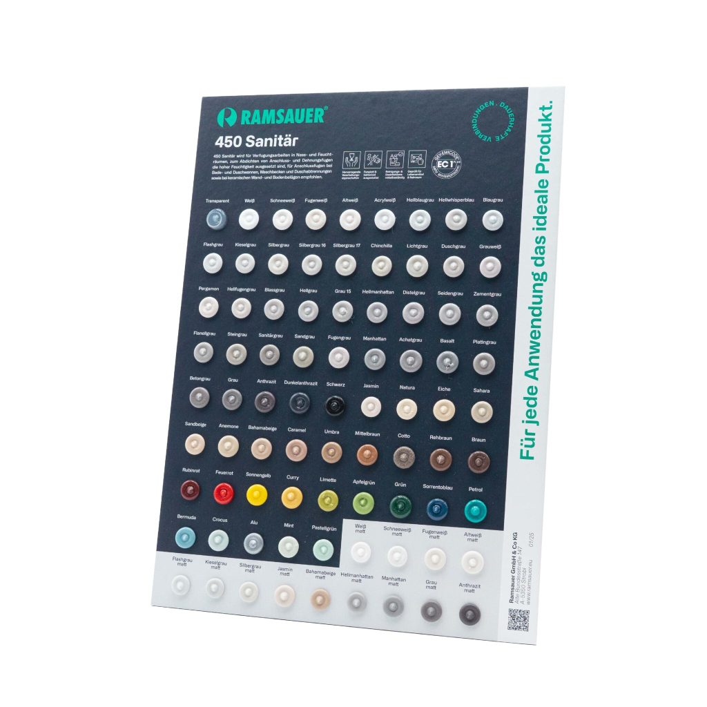 Ramsauer 450 kleurenkaart